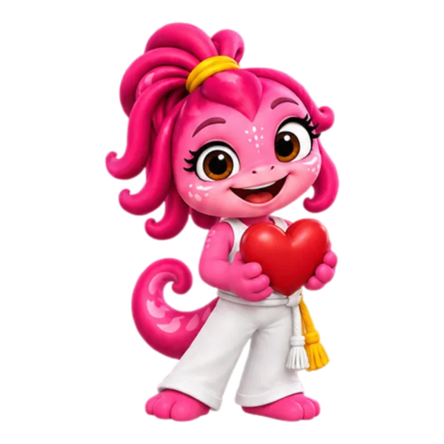 Mascote Rosa